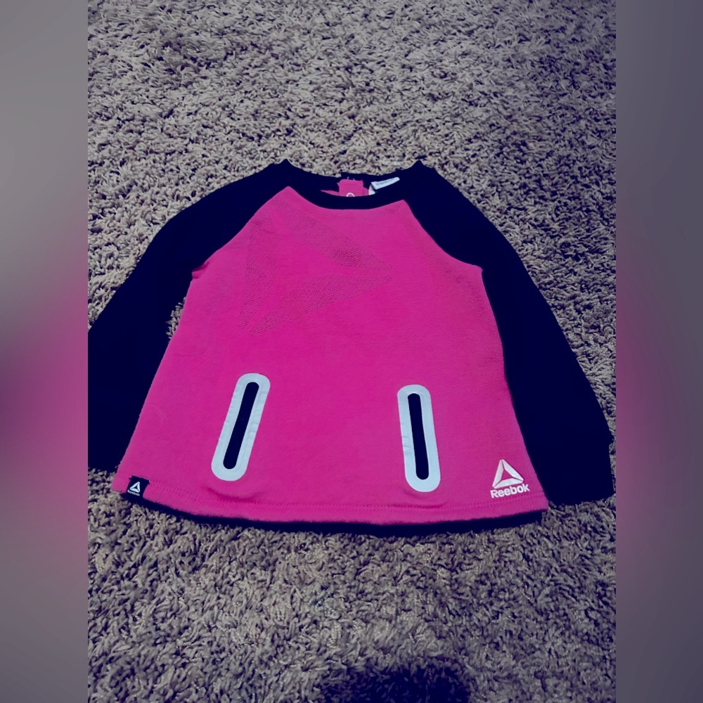 18 month girls Reebok sweater